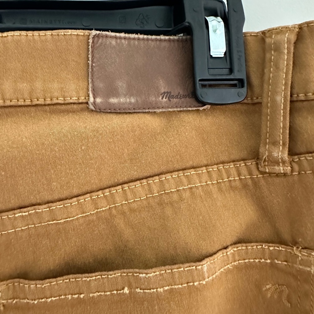 Madewell High Riser Skinny Jeans Women’s Size 30 Brown Flat Front